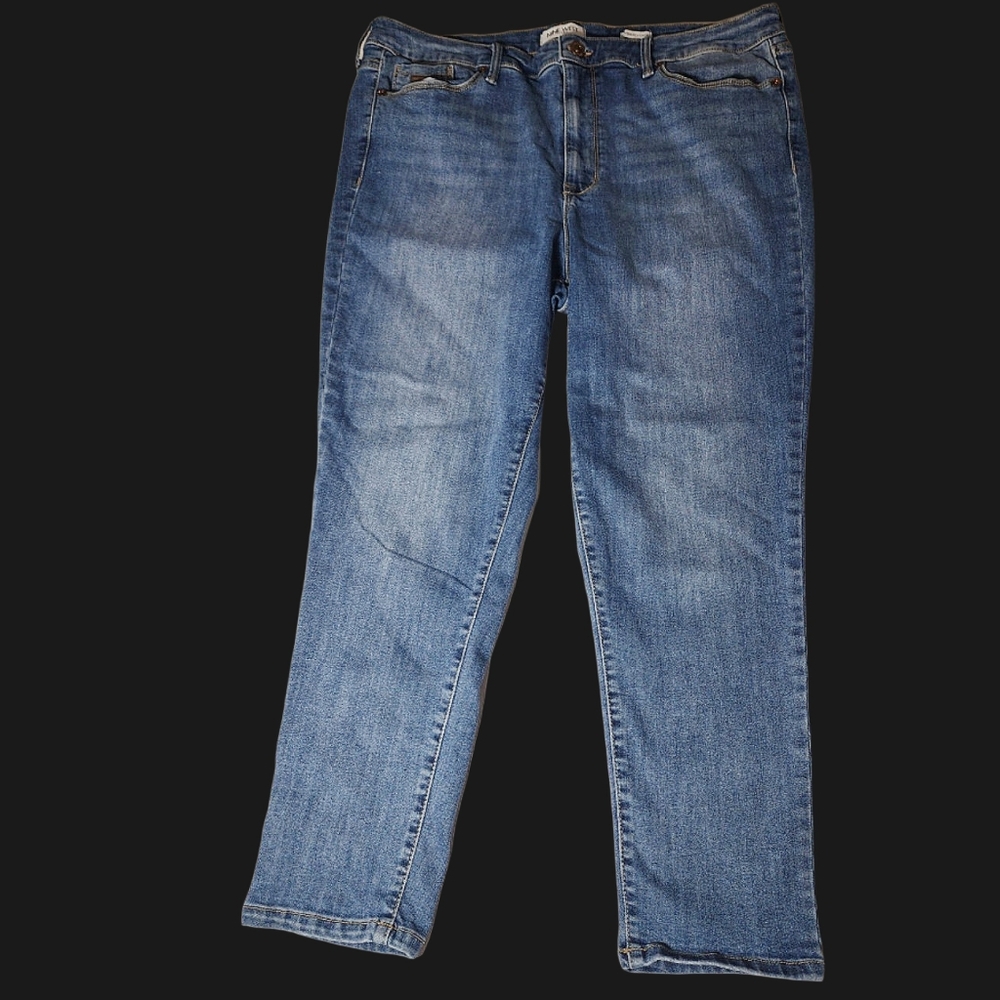 Nine West gramercy crop dark wash denim jeans